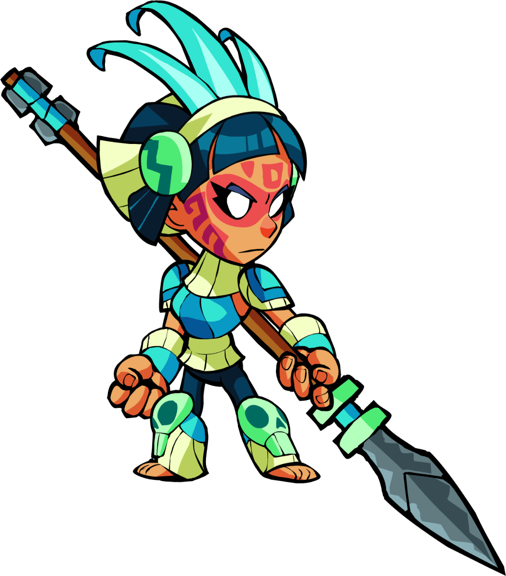Brawlhalla Characters Tv Tropes - Brawlhalla Queen Nai (350x399), Png Download