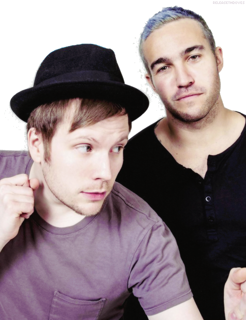 Patrick And Pete Fall Out Boy (500x650), Png Download
