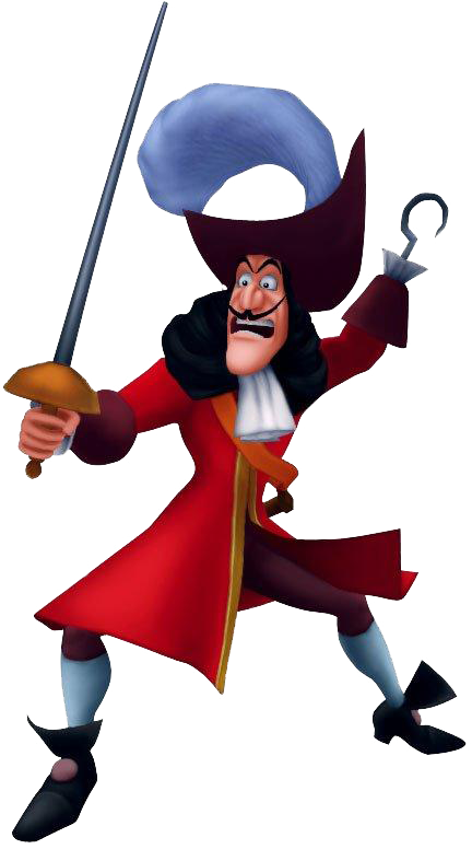 Captain Hook Kh - Captain Hook (432x776), Png Download