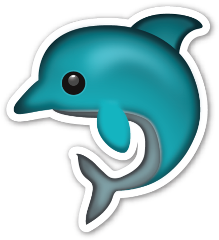 Dolphin - Emoticones De Whatsapp Delfin (436x480), Png Download