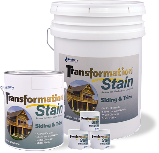 Transform Stain Trim - Sashco Transformation Deck & Fence Gallon (600x631), Png Download