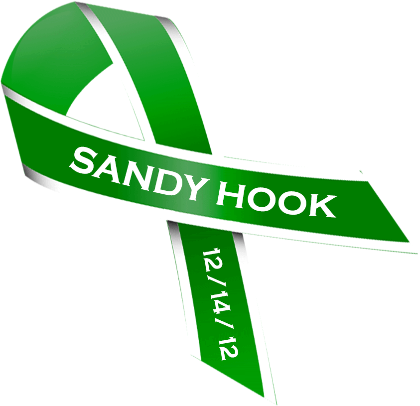Sandy Hook Gold Ribbon Night Sky Background - Sandy Hook Shooting Symbol (842x842), Png Download