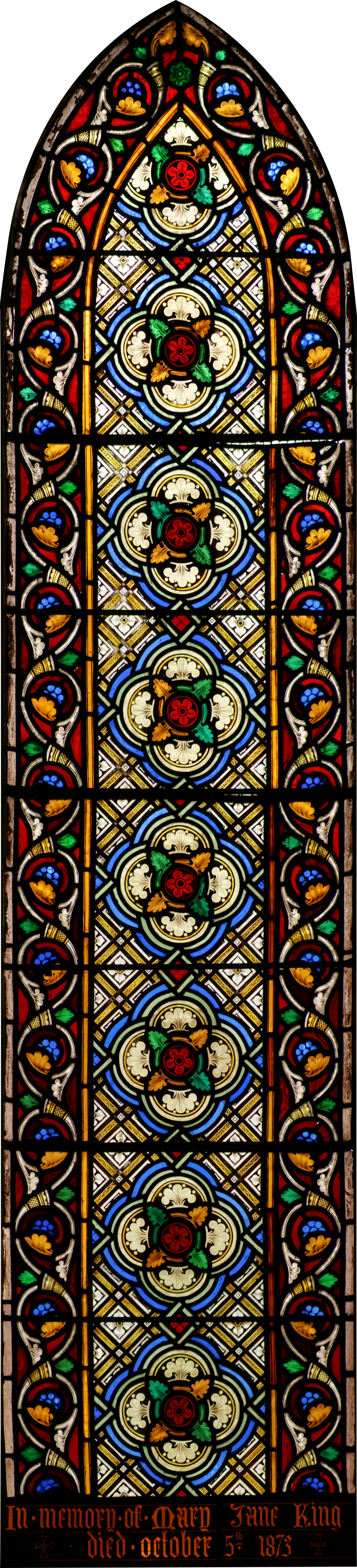 Stjohnsashfield Stainedglass Chapel (1683x7400), Png Download