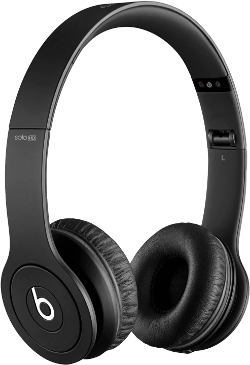 Download Headphone Png Image - Beats By Dr Dre Solo Red (500x736), Png Download