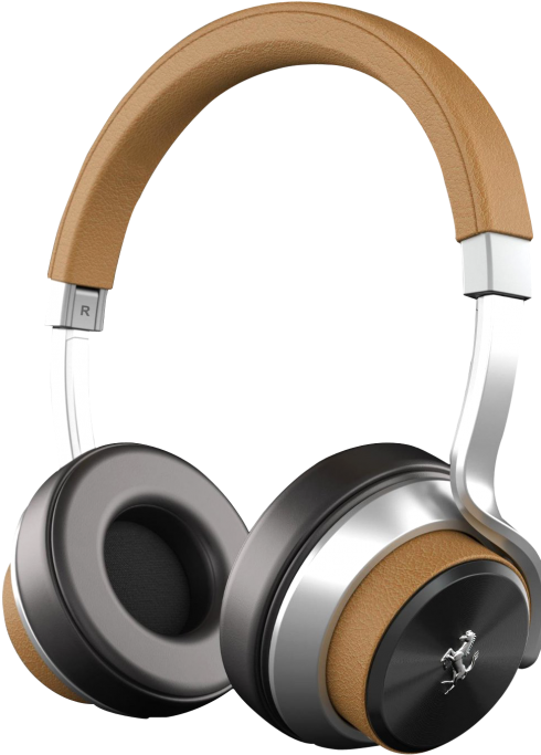 Download Headphone Png Image - Ferrari Cavallino T250 Tan Headphones (500x698), Png Download