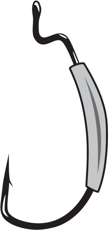 Gamakatsu Offset Weighted Superline Ewg Hooks - Gamakatsu 74412-1/8 Weighted Superline Ewg2/0-1/8 (800x800), Png Download