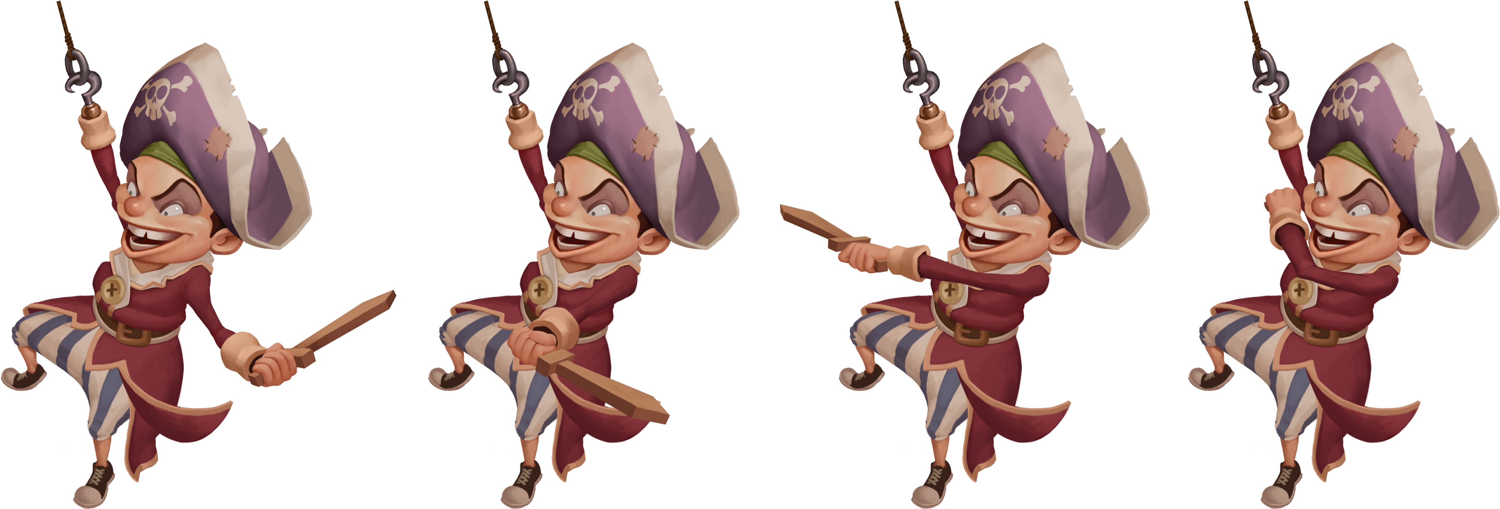Click To Preview - Hook's Heroes Slot Png (5693x1700), Png Download