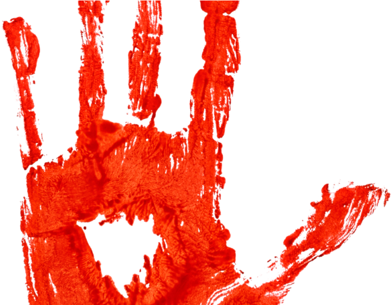 Bloody Hand Png Image - Transparent Bloody Hand (800x600), Png Download