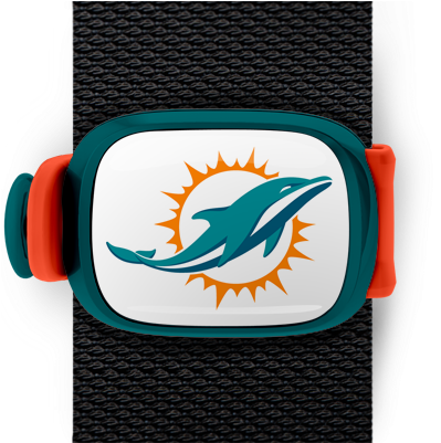 Miami Dolphins Stwrap - Dolphins Logo (550x400), Png Download