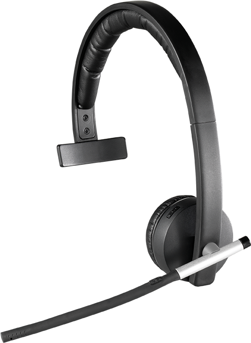 Logitech 981000511b Logitech Wireless Headset Mono (800x687), Png Download
