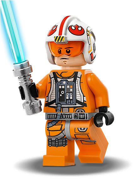 Luke Skywalker™ - Lego Star Wars X Wing Starfighter 75218 Luke Skywalker (450x600), Png Download