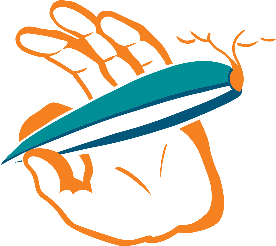 Iron On Stickers - Miami Dolphins Smoking Weed (1148x1026), Png Download