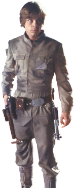 Luke Skywalker Star Wars Brown Leather Jacket - Star Wars Trilogy Scrapbook: The Rebel Alliance [book] (400x400), Png Download