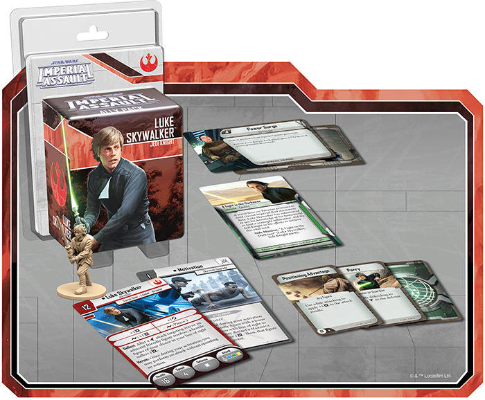 Star Wars - - Imperial Assault Luke Skywalker Jedi (700x578), Png Download