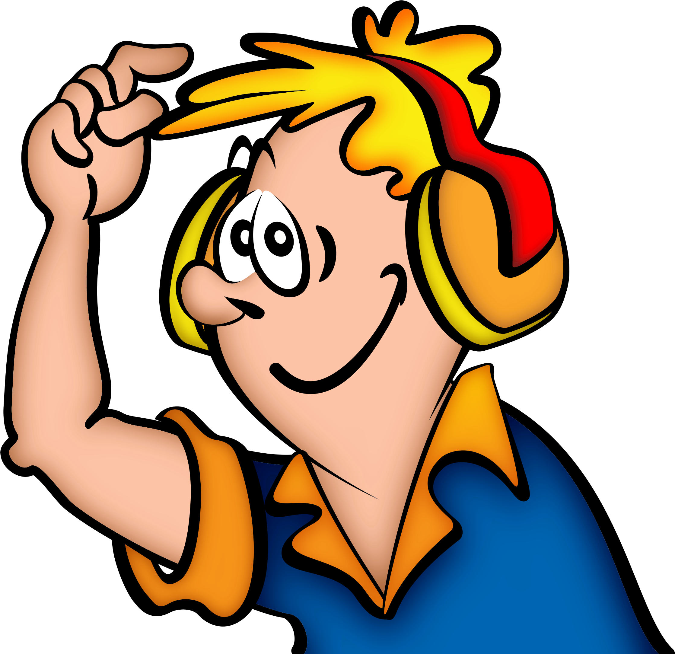 This Free Icons Png Design Of Boy With Headphone (2400x2400), Png Download