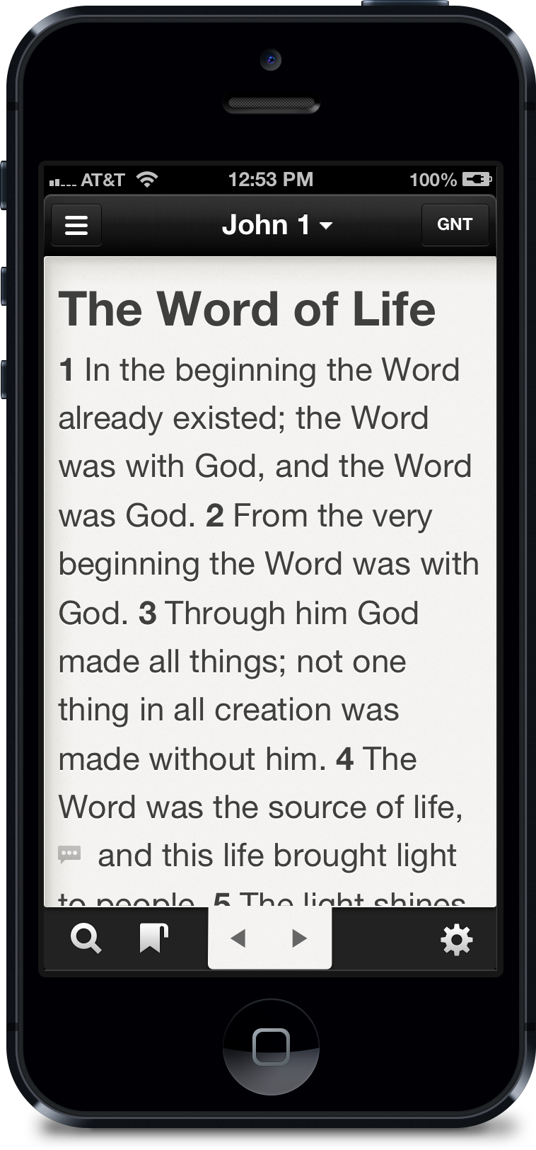 Iphone-bible (758x1625), Png Download