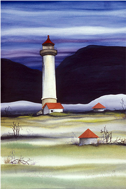 Kalaupapa Lighthouse, Molokai, Hi - Lighthouse (500x373), Png Download
