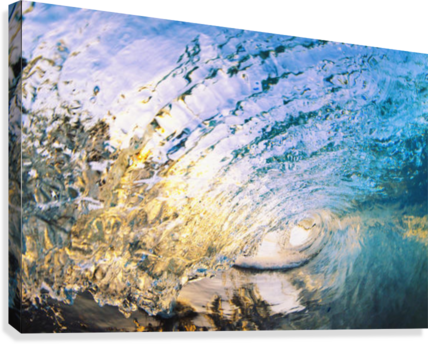 Hawaii, Maui, Makena, Beautiful Blue Wave Breaking - Posterazzi Hawaii Maui Makena Beautiful Blue Wave Breaking (428x344), Png Download