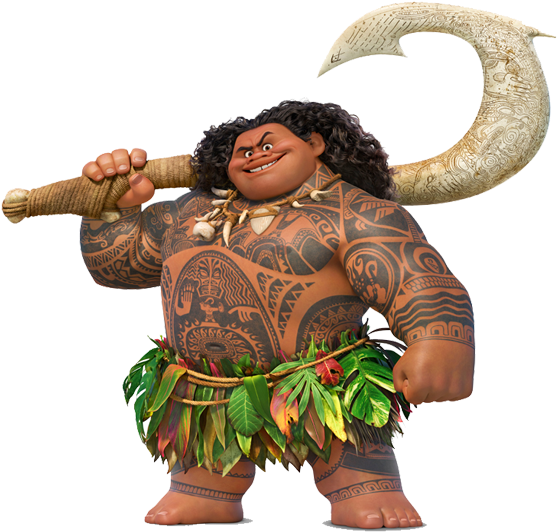 Maui - Your Staring At A Demigod (575x548), Png Download