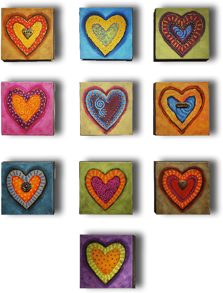 Penelope Bushman Heart Series Exposures International - Heart (879x1000), Png Download