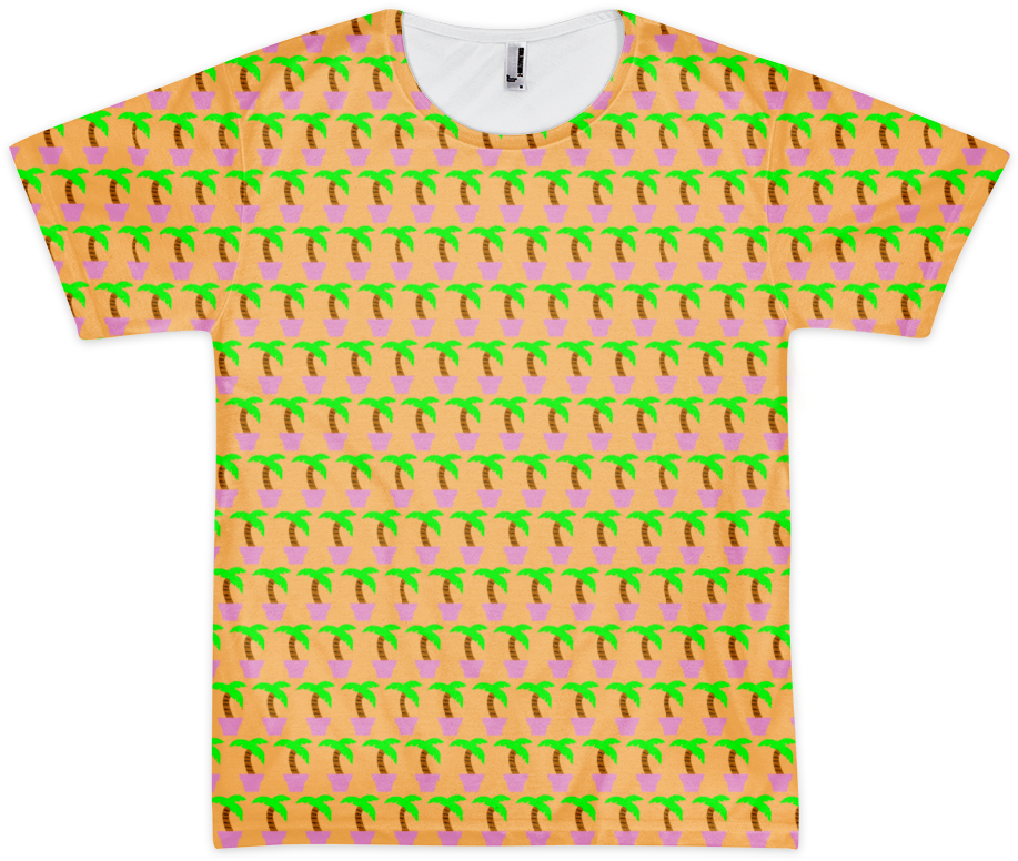 Maui Palm Tee - T-shirt (1000x1000), Png Download