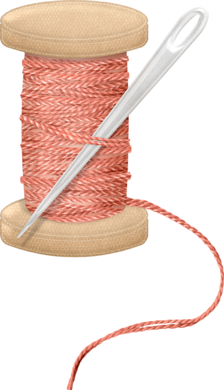 Craft Clipart Needle Thread - Hilos Y Agujas Png (461x800), Png Download