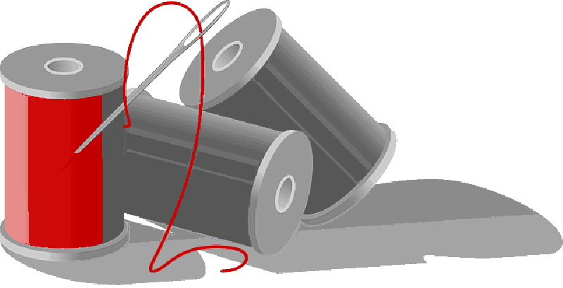 Mb Image/png - Needle And Thread Clip Art (800x410), Png Download