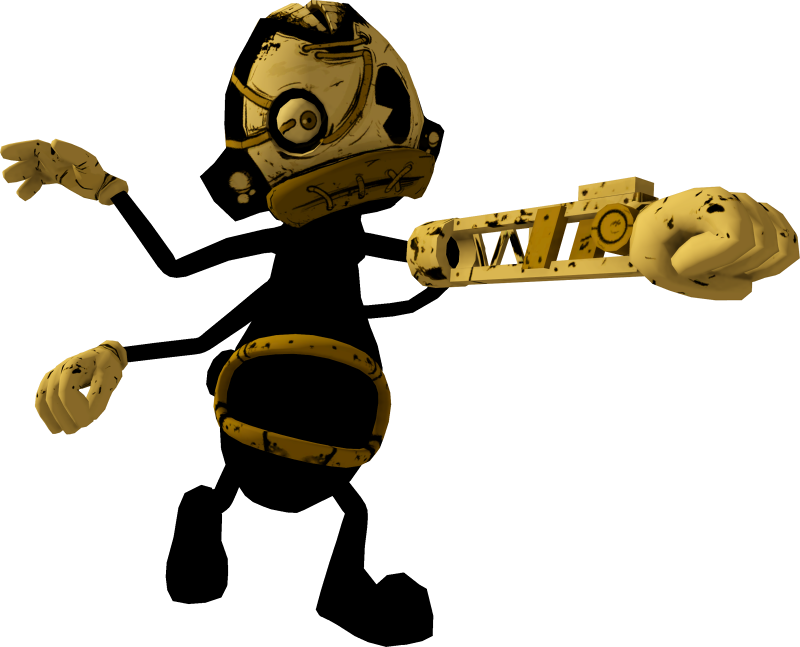 "striker" - Bendy And The Ink Machine Characters (800x647), Png Download