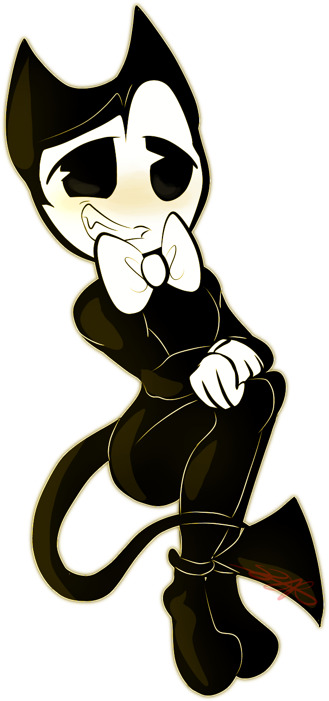 Bendy And The Ink Machine Drawing Deviantart Digital - Bandy And The Ink Machine Naked (860x1480), Png Download