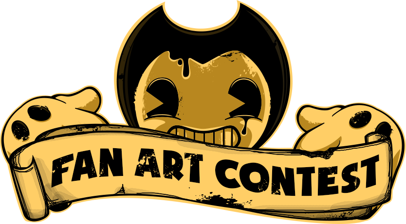 Bendyfanartbanner01 - Bendy And The Ink Machine Fan Art Contest (834x461), Png Download