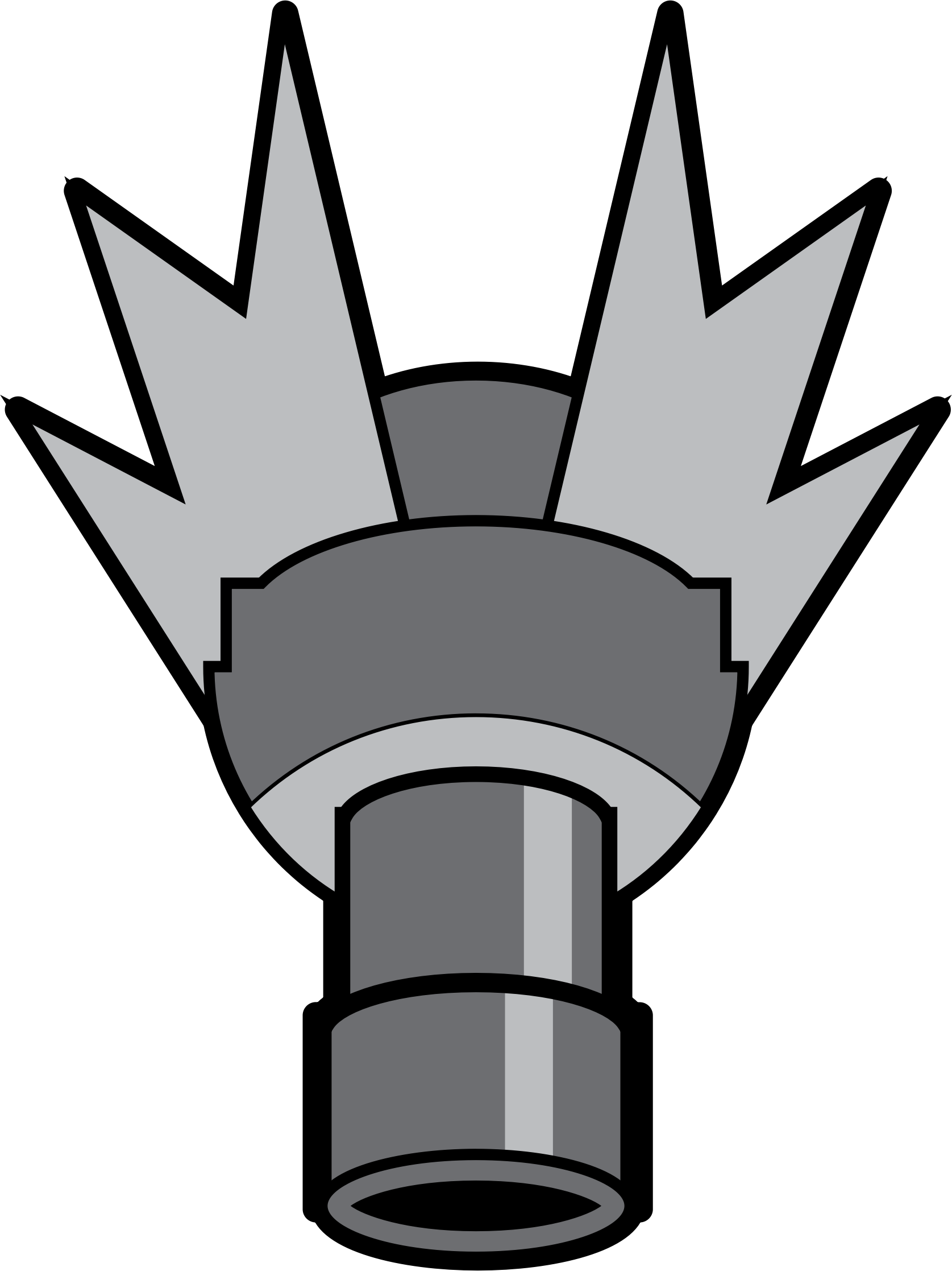 This Free Icons Png Design Of Spaceship Cannon (1675x2234), Png Download