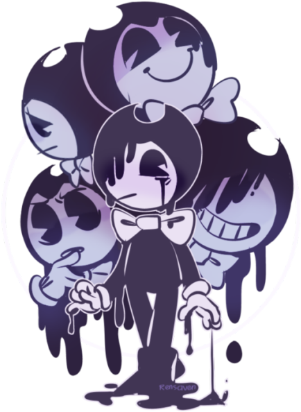 Banner Library Library Bendy And The Machine - Бенди И Чернильная Машина (540x639), Png Download