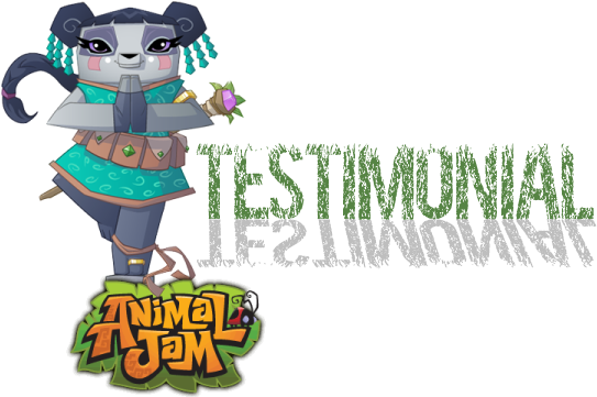 Animal Jam Testimonial - Animal Jam Sticker Doodle Book [book] (600x450), Png Download