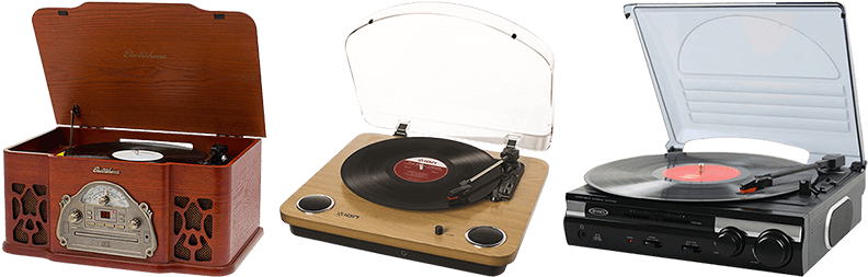 Quadcopter Reviews Best Record Players With Speakers - Jensen Jta-230 Speed Stereo Turntable / Replacement (800x325), Png Download