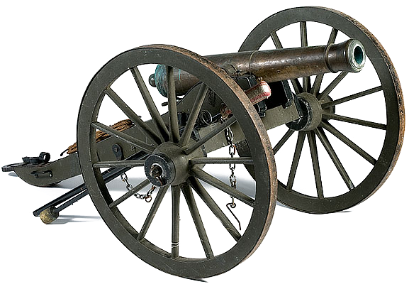Picture Black And White Download Cannon Vector Revolutionary - Civil War Cannon Clipart (600x429), Png Download