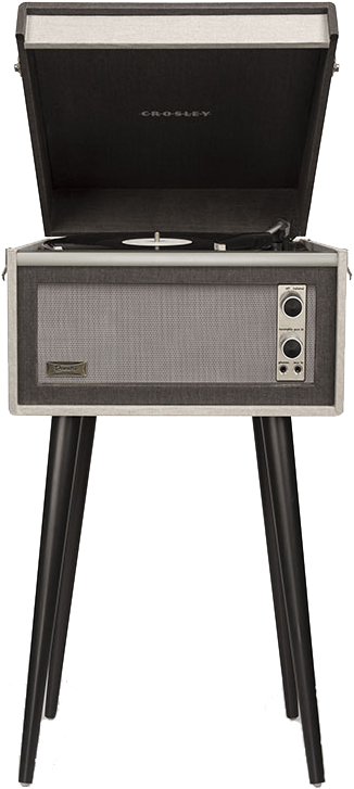Cr6233a Bk A2 Bermuda Black Turntable Recordplayer (788x788), Png Download