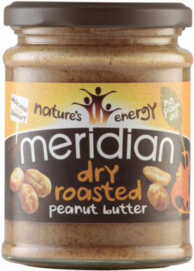 Dry Roast Peanut Butter Hi Res Png - Meridian Organic Crunchy Peanut Butter (303x400), Png Download