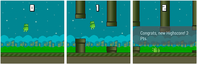 Flopsy Droid Becomes First Flappy Bird For Android - Android (704x251), Png Download