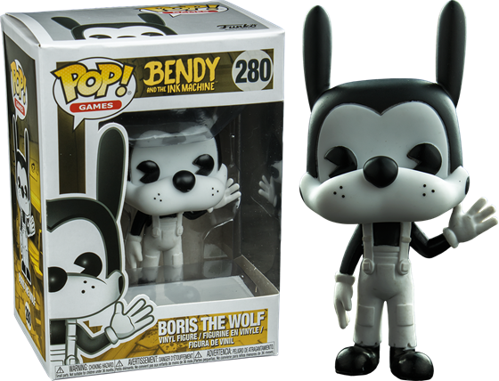 תמונה של Bendy And The Ink Machine Boris The Wolf Pop - Pop Figures Bendy And The Ink Machine (560x428), Png Download