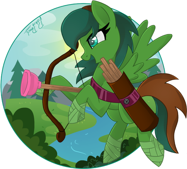 [c] Alone In The Everfree By Pinkiepencil - Illustration (650x650), Png Download