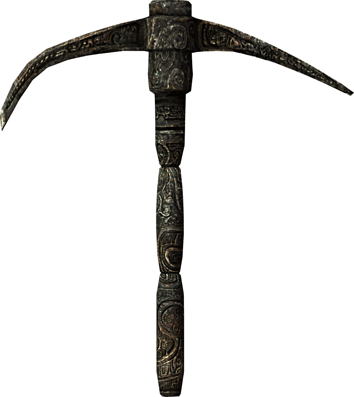 Ancient Nordic Pickaxe - Skyrim Pickaxe (1236x1386), Png Download