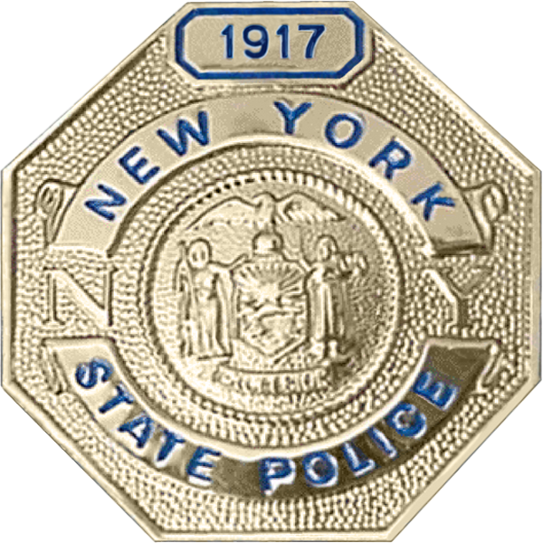 Badge Of The New York State Police - Ny State Police Badge (600x600), Png Download