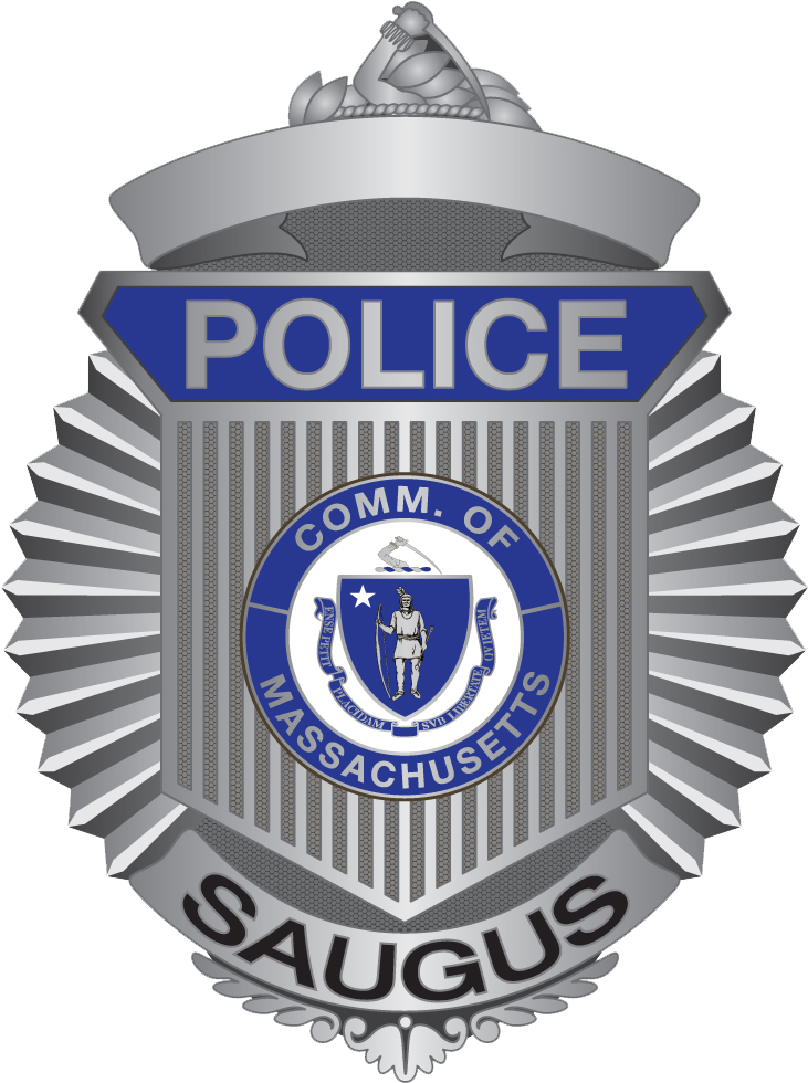 Saugus Police Badge - Clock (750x1000), Png Download