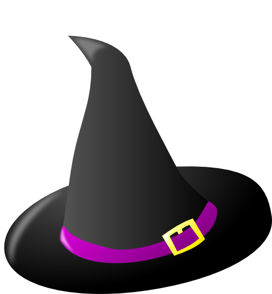 Witch Hat Svg Clip Arts 552 X 596 Px (552x596), Png Download