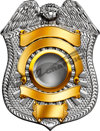Police Badge - Custom Police Style Badges (600x450), Png Download