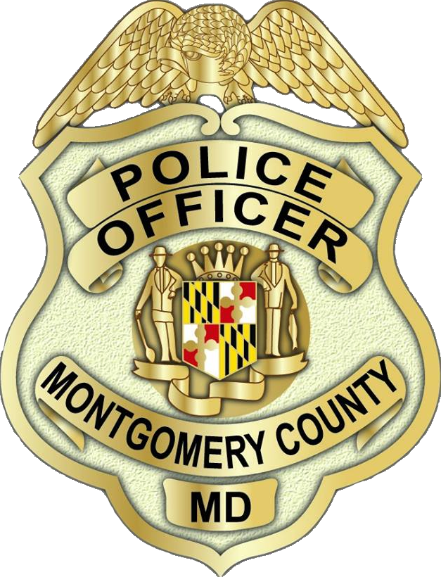 Badge Of The Montgomery County Police Department - Police Detective Montgomery County Md Badge (627x820), Png Download