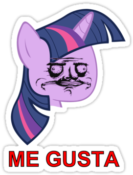Fanmade Twilight Me Gusta - Me Gusta Face (375x360), Png Download