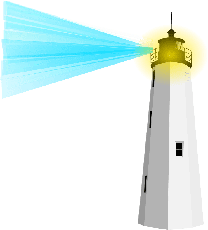Miscellaneous - Lighthouse With Beacon Clipart (713x800), Png Download