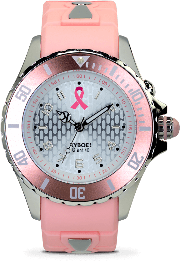 Breast Cancer Awareness Watch - Kyboe (800x850), Png Download