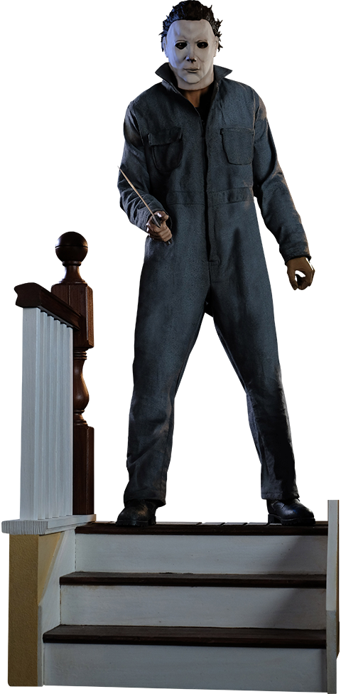 Halloween Statue Michael Myers - Michael Myers Statue (480x976), Png Download